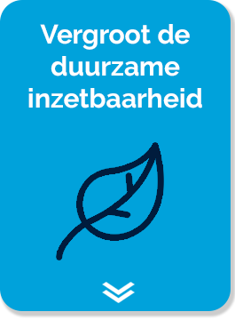 Vergroot de duurzame inzetbaarheid