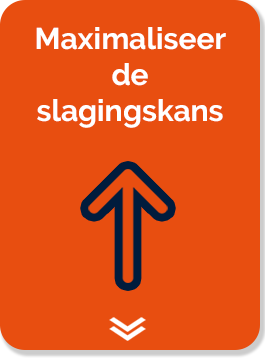 Maximaliseer de slagingskans