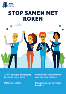 Poster "Stop samen met roken" (zonder cadeau)